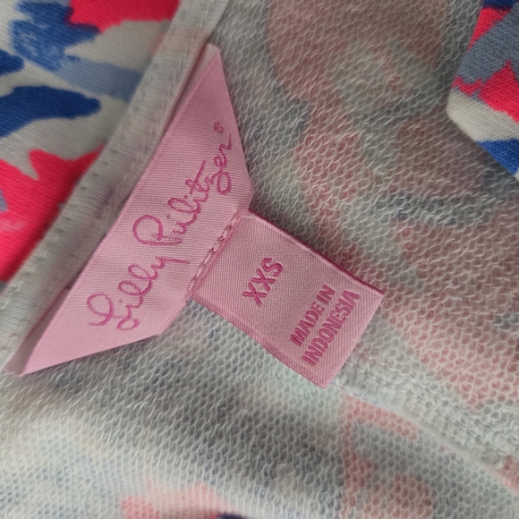 Lilly Pulitzer Knit Shift Dress Lobster Print - Picture 4 of 4